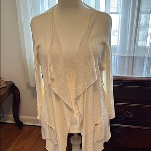 Nipon Boutique Cream Women's Cardigan